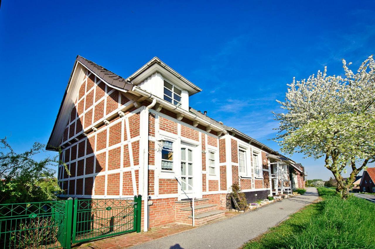 Deichkroenchen Ferienwohnung Altes Land Hamburg Jork Bagian luar foto